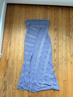 Ecote Lavender Strapless Lace Midi Dress